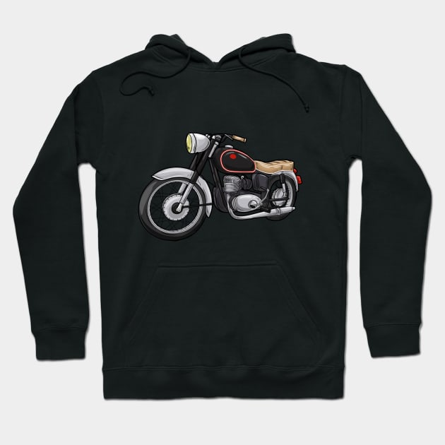 Cool motorcycle Hoodie by Markus Schnabel